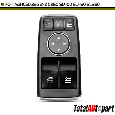 Power Window Switch for Mercedes-Benz C250 SL400 SL450 SL550 Front Driver Side - Image 1 of 4