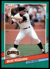 1991 Donruss San Francisco Giants Baseball Card #685 Matt Williams