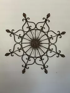 Wall Art Hanging Metal Very Large Decorative Beautiful--- 29" Diameter - Picture 1 of 10