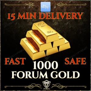 D2JSP Forum Gold 1000 FG 💥 Entrega rápida 💥 1k 2k 3k - Imagen 1 de 1