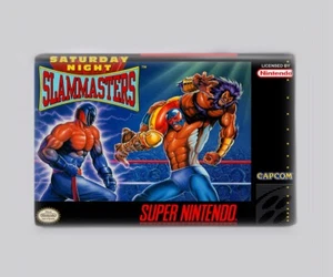 SATURDAY NIGHT SLAM MASTERS SNES - MAGNETE FRIGO 2"x3" (super nintendo retrò - Foto 1 di 1