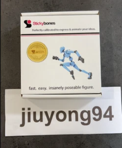 Stickybones Action Figure Equipped with Art Figure Sticky Bones (Blue Sky) New - Picture 1 of 8