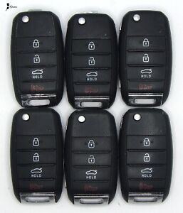 6x OEM Kia Optima Keyless Entry Smart Key Car Remote TESTED SY5JFRGE04