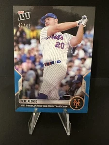 2022 TOPPS NOW PETE ALONSO CARD #559- HOMERUN DERBY - 43/49 - Picture 1 of 2