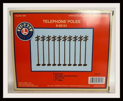 Lionel # 6-62181 Telephone Poles - Image 1 of 2