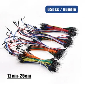 Jumper Filo Breadboard Cavo Collegamento Filo Lunghezza 12cm-25cm 65pz/fascio - Foto 1 di 8