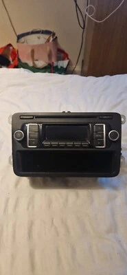 VW Caddy Touran Golf Passat T5 T5.1 radio CD Player 7E0035156B VWZAZ1M5309518 - Image 1 of 4