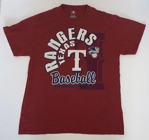 MLB Original Merchandise Texas Rangers West Division Medium Red Shirt - Bild 1 von 7