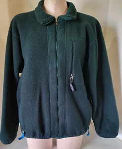 Cappotto giacca pile PATAGONIA full zip davanti taglia large donna verde - Foto 1 di 6
