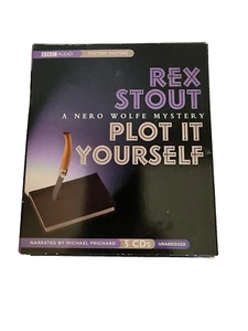 PLOT IT YOURSELF A Nero Wolfe Mystery Audio CDs By Rex Stout BBC Mystery Masters - Picture 1 of 3