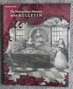 METROPOLITAN MUSEUM OF ART BULLETIN - MARCH 1965 - Imagen 1 de 6