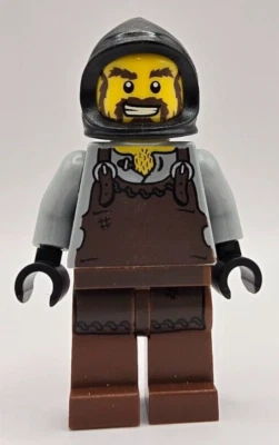 LEGO Castle 6918 Blacksmith with Dark Brown Apron Minifigure Minifig cas492 Used - Image 1 of 2