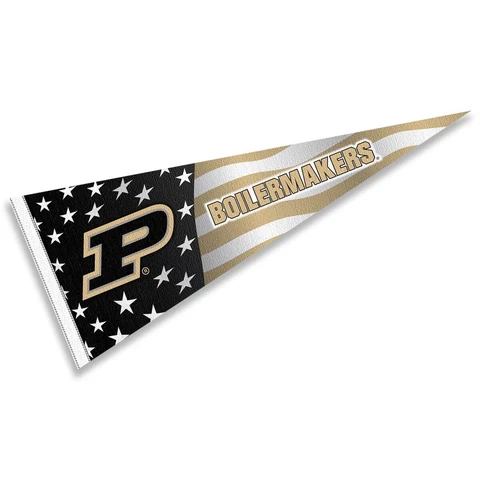 Purdue Boilermakers Nation USA Stars and Stripes Pennant Full Size Pennant Cover