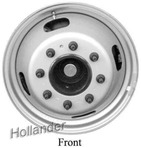 2005-2016 F350 Wheel 17x6.5 DRW Steel Factory OEM Rim Four 4 Oval Openings - Picture 1 of 4