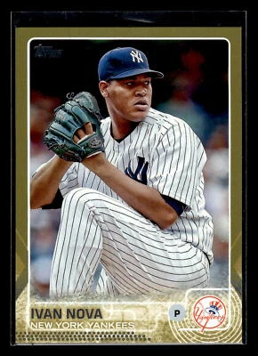 2015 Topps #382 Ivan Nova /2015 Gold New York Yankees Mint+ New - Image 1 of 2