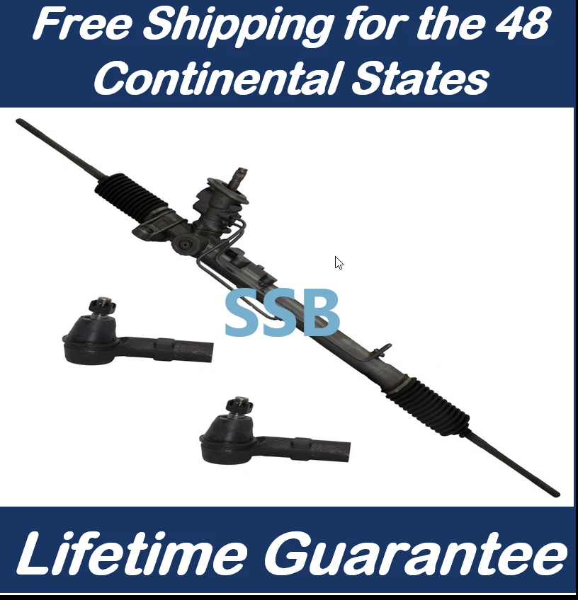 (159+2)  ✅ set Steering Rack Pinion + Outer Tie Rod Ends for Camaro ✅ - Image 1 of 1