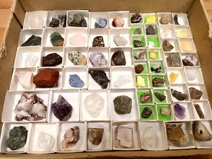 Mineralien/Mineraliensammlung - Konvolut/Lot/Flat/Kiste/Karton 13 - Bild 1 von 1