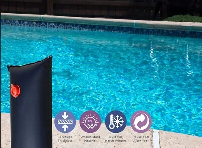 Tubos de agua calibre 18 1' x 10' para cubiertas de invierno de piscina - (elige paquete) Foto 1 de 3