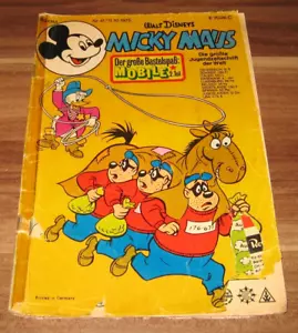 Mickey Mouse 1975 No. 41 Handcraft Inset Mobile +1.FCK Ehapa Vintage Comic Book - Picture 1 of 12