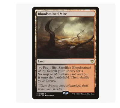 FOIL Bloodstained Mire - Khans of Tarkir (KTK) - Image 1 of 2