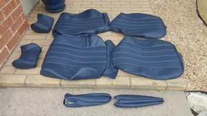 BMW E23 733i 735i GERMAN VINYL STANDARD SEAT UPHOLSTERY KIT BEAUTIFUL NEW - Picture 1 of 4