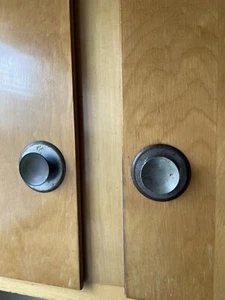 Cabinet Drawer Pulls Handles Mid Century Vintage Original Retro Old LOT OF 15 - Picture 1 of 9