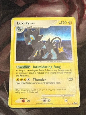 Pokémon TCG  Luxray Holo Rare POP 8 3/17 HP/DMG - Image 1 of 2