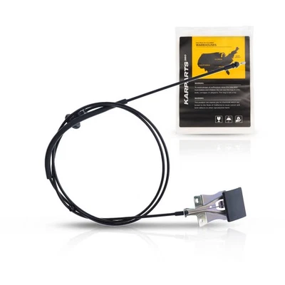 For Nissan Frontier 2005-2017 Hood Release Cable Black Plastic/Metal With Handle Foto 1 de 4