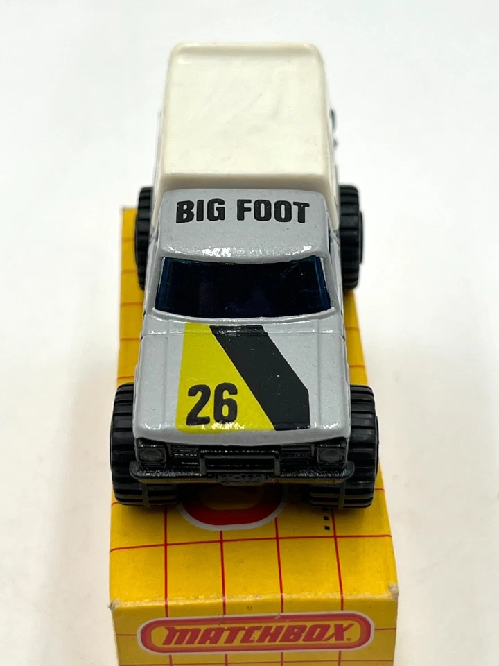 Винтажный 1981 спичечный коробок MB22 большой фут мини пикап литая модель Макао новый - Изображение 1 из 4