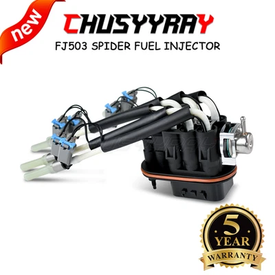 Inyectores de combustible Spider para Chevy Chevrolet GMC V6 1996-2005 4,3 L FJ503 12568332 Foto 1 de 4