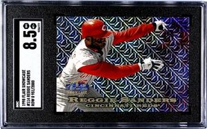 Flair Showcase 1998 Reggie Sanders fila 0/2000 SGC 8,5 - Cincinnati Reds #114 - Imagen 1 de 2