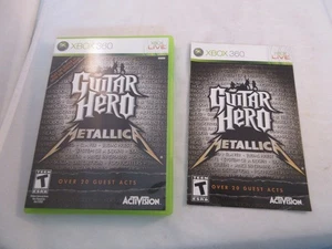Guitar Hero Metallica (Microsoft Xbox 360, 2009) NUR Hülle und Handbuch - ohne Disc - Bild 1 von 2