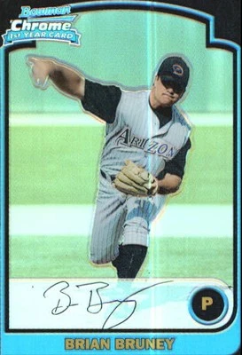 2003 Bowman Chrome Refractors #185 Brian Bruney RC Rookie Card - Image 1 of 2