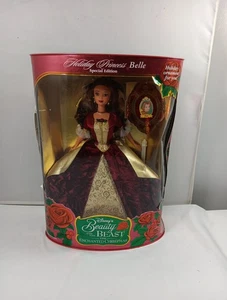 1997 Holiday Princess Belle Disney Die Schöne und das Biest Barbie Puppe 16710 Mattel - Bild 1 von 9