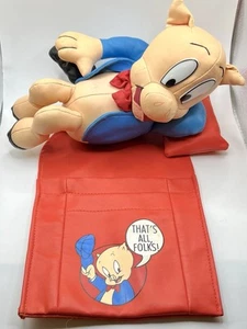 Porky Pig Goebel Looney Tunes Spotlight Collection Thats All Folks REMOTE HOLDER - Picture 1 of 12