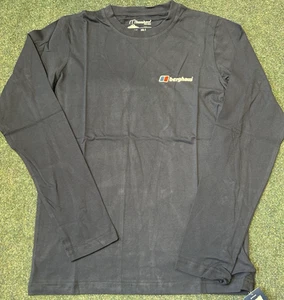 Berghaus Corporate Logo LS Tee - Dark Blue, Brand New With Tags. b34 - Picture 1 of 4