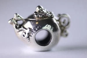 Genuine Pandora Sterling Clear Enchanted Teapot Charm With Clear CZ - 797065CZ - Picture 1 of 3