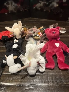 Ty Beanie Buddies Mint Lot of  7 - All NWT 1994-1999 Rare Collectables - Bild 1 von 8