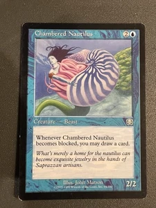 MTG - Chambered Nautilus Mercadian Masques #64 Uncommon MP - Bild 1 von 2