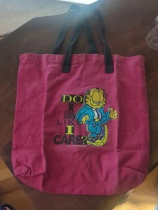 Bolso de Mano Libro Garfield Jim Davis Años 80 De Colección - Imagen 1 de 9