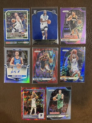 2024-25 Panini Optic Prizm NBA Serial Numbered Auto 8 Card Lot /49 /99 etc - Image 1 of 4