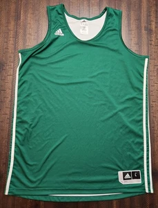 Adidas Climalite Reversible Basketball Jersey Mens Large Green / White - Picture 1 of 10