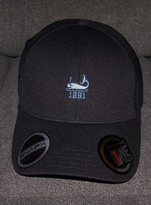 NEW IMPERIAL ONE TOUCH Polyester Golf Cap Hat MAIDSTONE CLUB Black Adjustable - Image 1 of 4