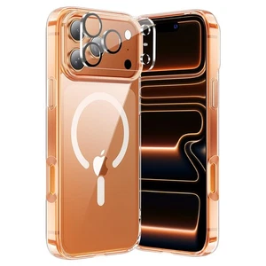 Anti-Vergilbung Stark Magnetisch für iPhone 17 Pro Hülle mit Kameralinse Schutz... - Bild 1 von 6