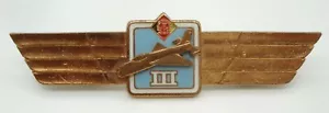 DDR NVA distintivo di classificazione uniforme pilota pilota livello III - Foto 1 di 2