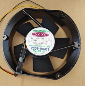 Mechatronics MA175XL24B2-FSR Brushless 24VDC 2400RPM 172x150x50.8 mm 290 cfm fan - Picture 1 of 6
