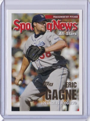 2005 Topps Sporting News All-Stars #728 ERIC GAGNE LOS ANGELES DODGERS ID3 - Image 1 of 2