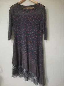 Taifun Sleeved Midi Length Floral Dress Fully Lined - Size 14 - Picture 1 of 12