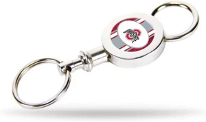 NCAA Ohio State Buckeyes Quick Release Key Chain 3 inch Solid Metal Construction - Picture 1 of 1