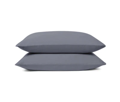Earthing & Grounding Organic Cotton Pillowcase - Dark Grey - 20" x 28" - Single - Image 1 of 4